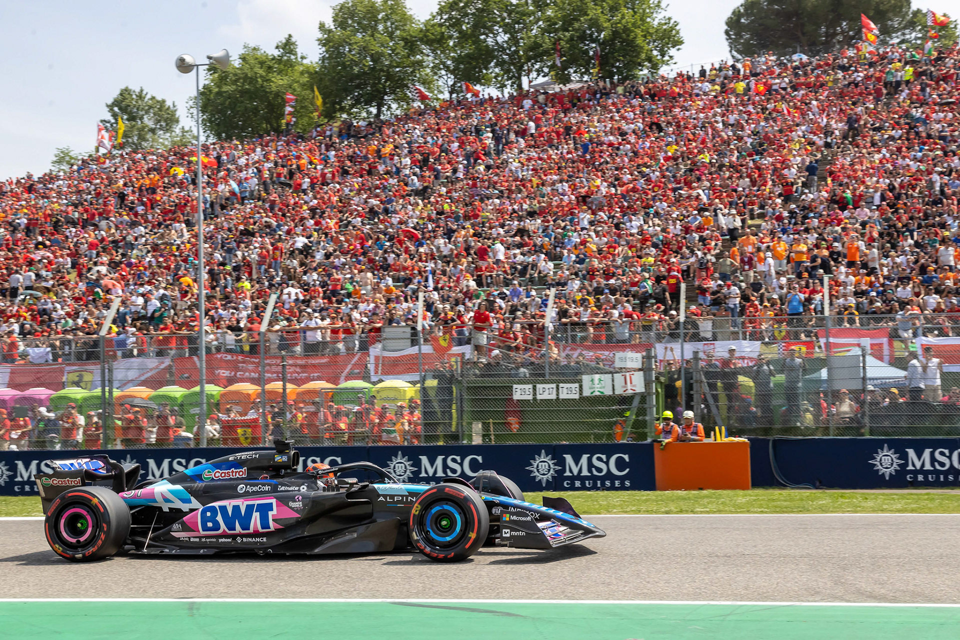 Esteban Ocon #31, BWT Alpine F1 Team; F1 GP Imola / Italien Sonntag, 19.05.2024