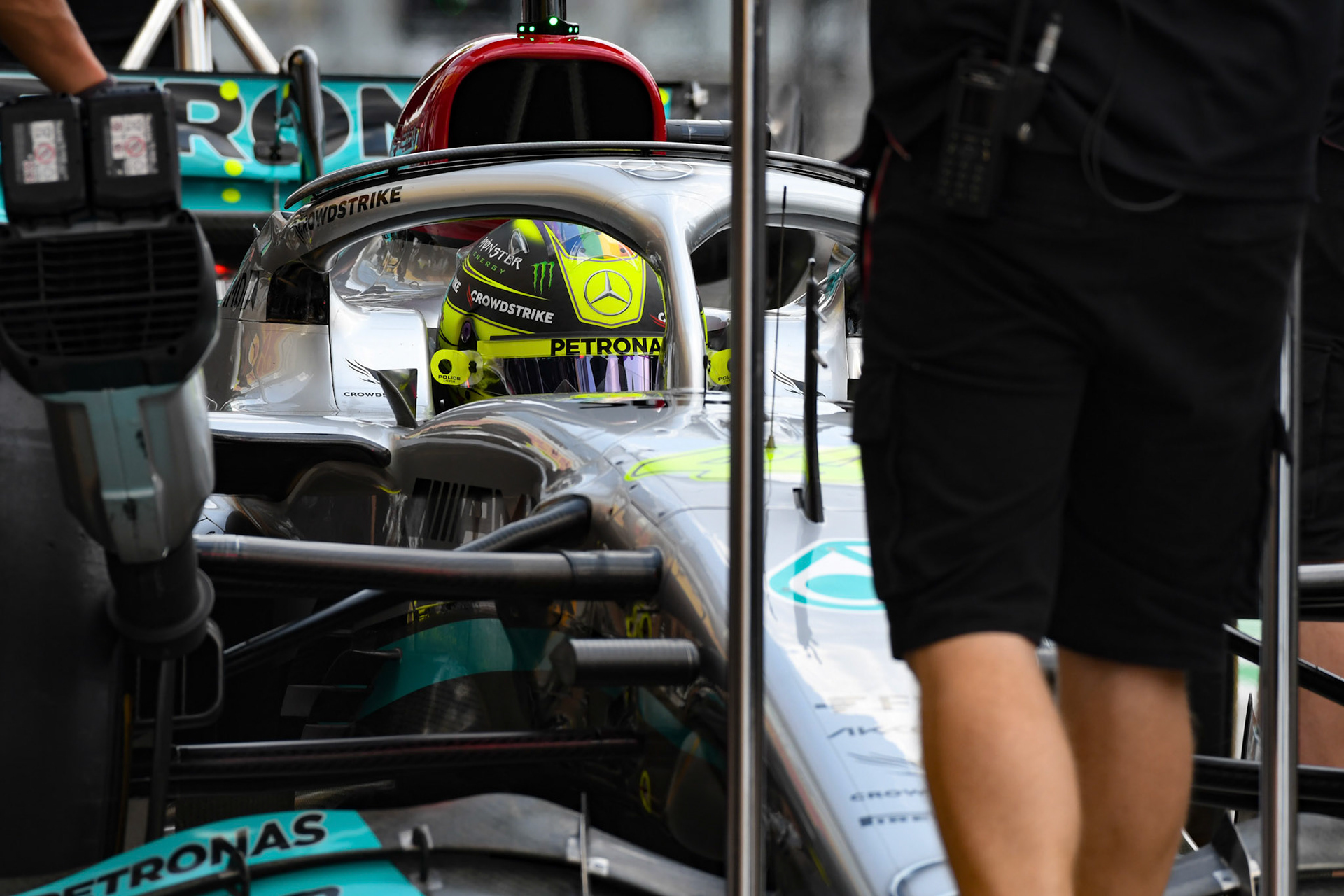 Lewis Hamilton (GBR) Merceds AMG Petronas F1 Team; Formel 1 Ungarn am 29.07.2022