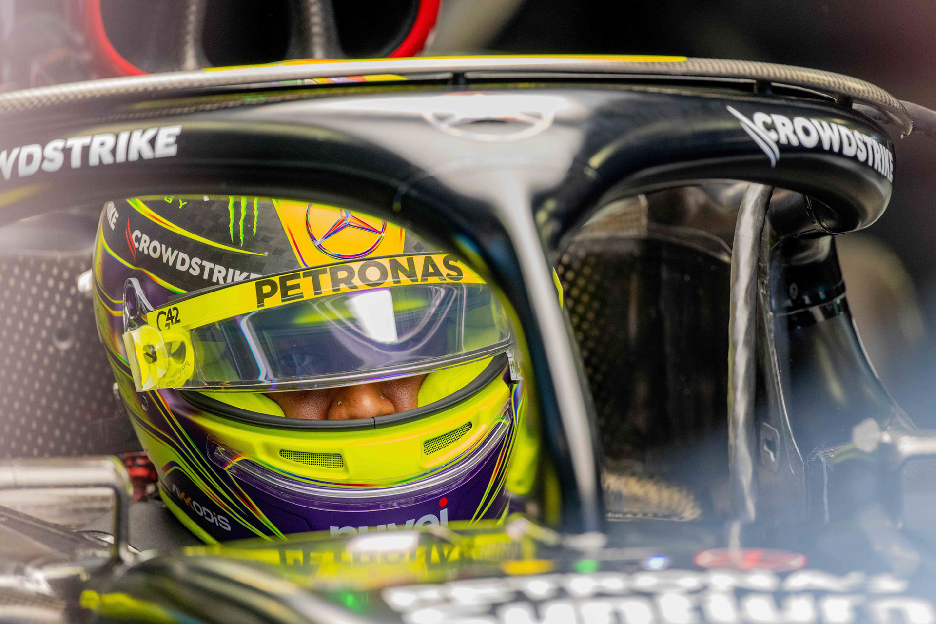 Lewis Hamilton (GBR) Mercedes AMG F1 Team; Formel 1 GP Austria / Österreich. Samstag, 01.07.2023