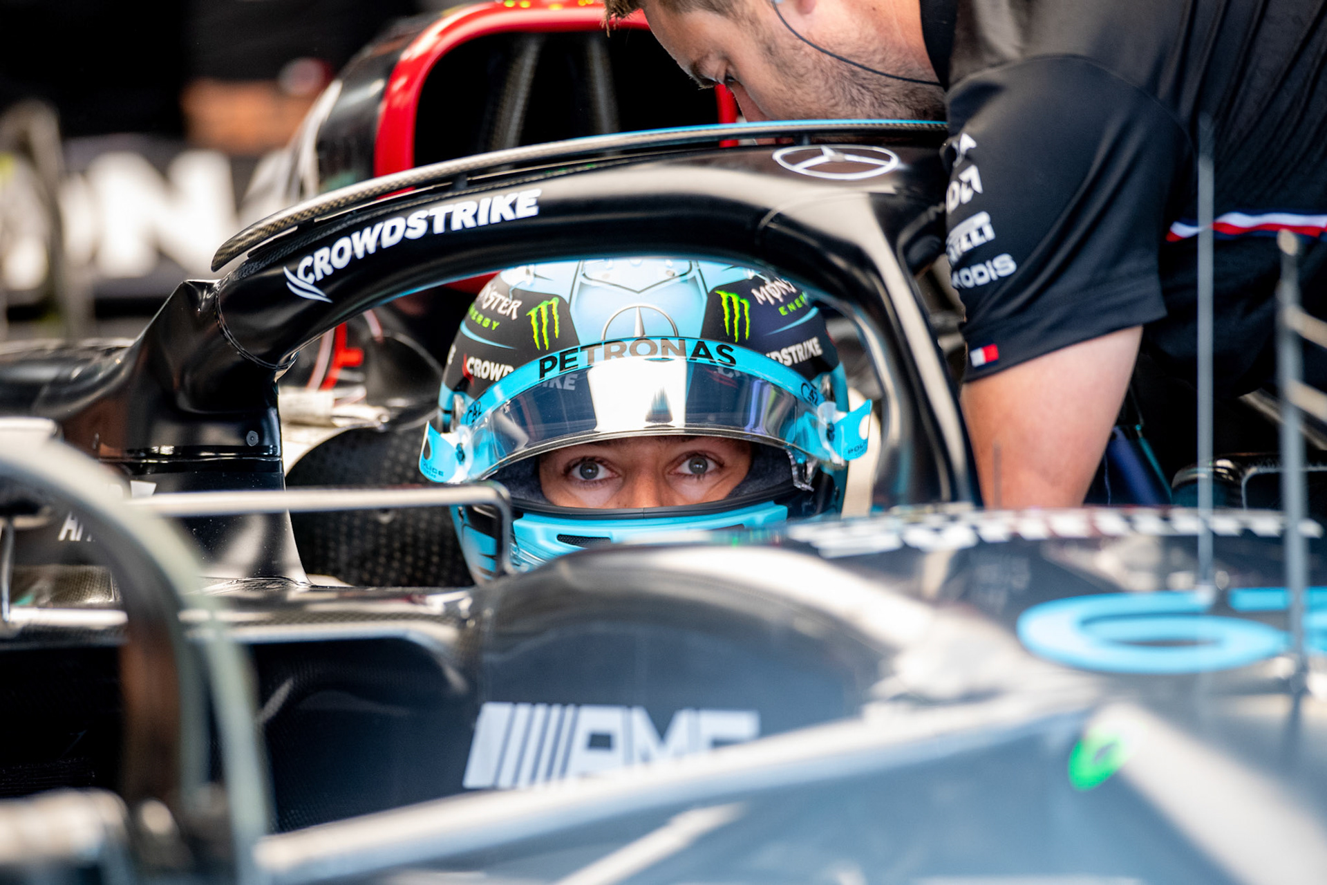George Russell (GBR) Mercedes AMG F1 Team; Formel 1 GP Holland / Zandvoort. Samstag, 26.08.2023