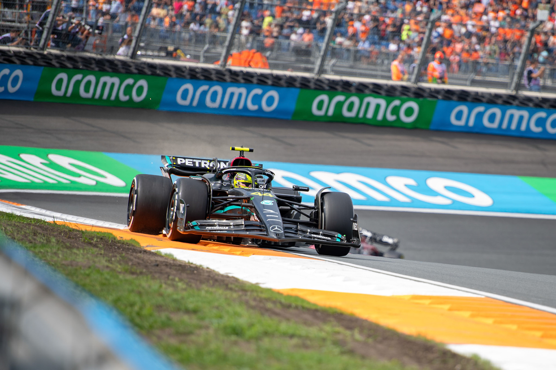 Lewis Hamilton (GBR) Mercedes AMG F1 Team; Formel 1 GP Holland / Zandvoort. Freitag, 25.08.2023