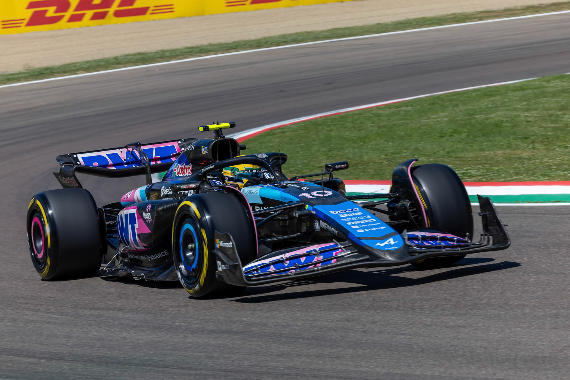 Pierre Gasly #10, BWT Alpine F1 Team; F1 GP Imola / Italien Samstag, 18.05.2024