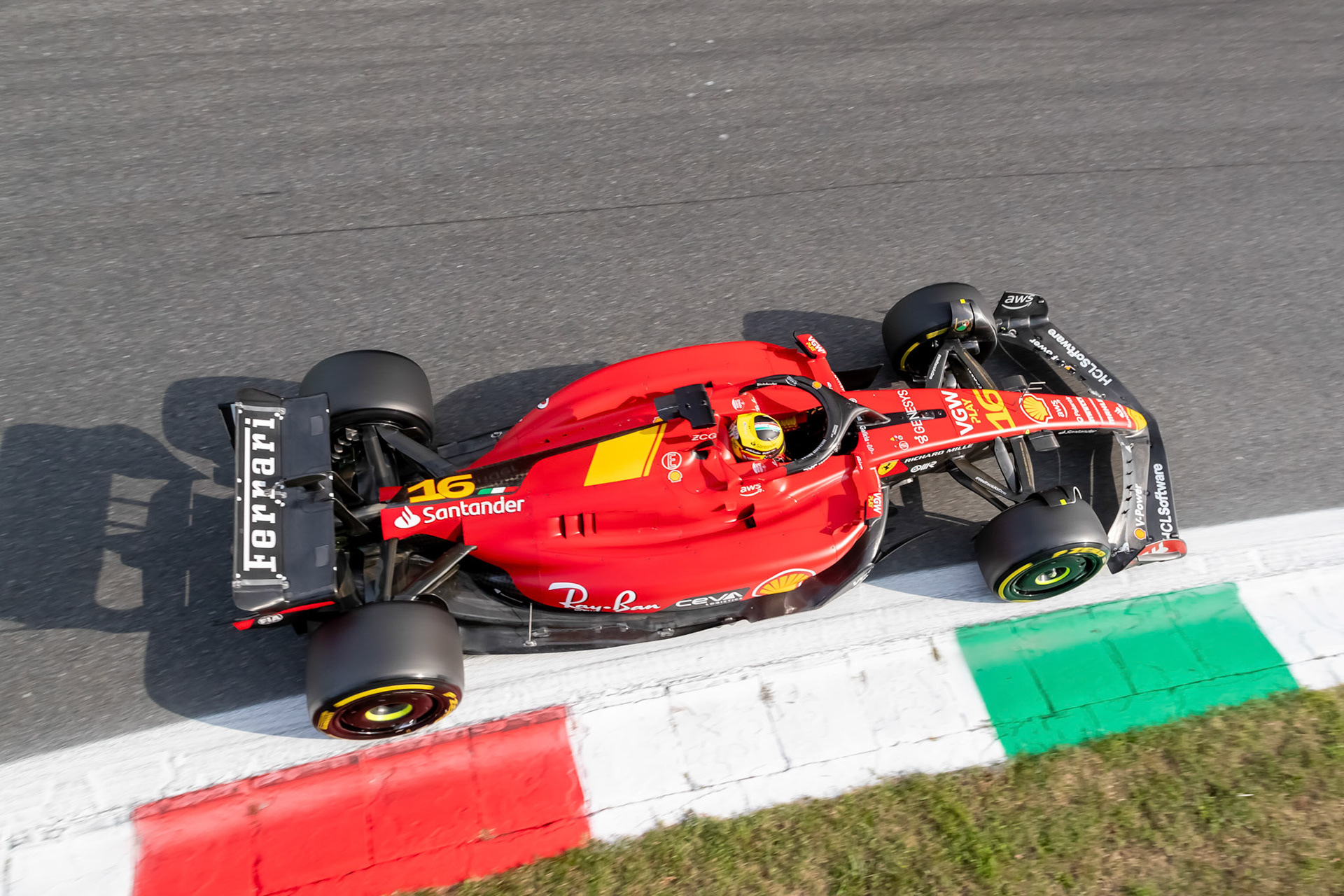 Charles Leclerc (MCO) Scuderia Ferrari;Formel 1 GP Italien / Monza. Freitag, 01.09.2023