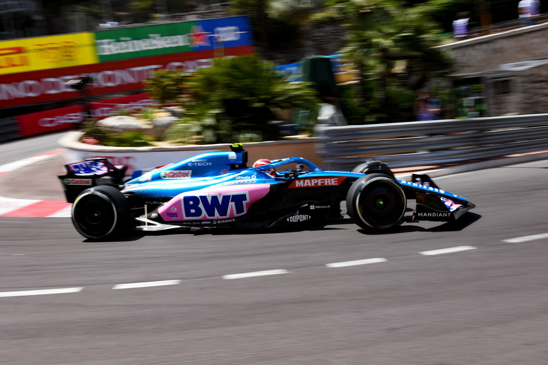 Esteban Ocon (FRA) Alpine F1 Team; Formel 1 Monaco am 27.05.2022