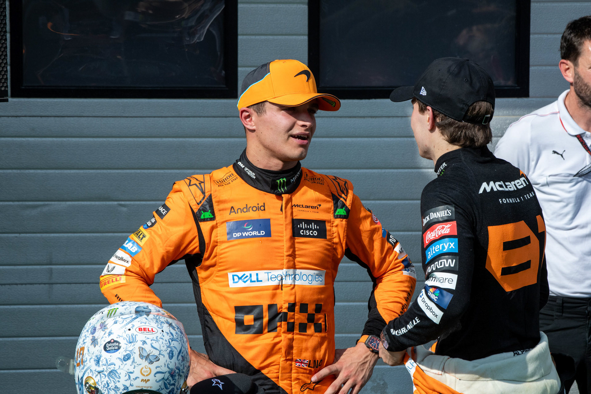 Oscar Piastri #81, McLaren Formula 1 Team und Lando Norris #4, McLaren Formula 1 Team;Formel 1 Budapest / Ungarn