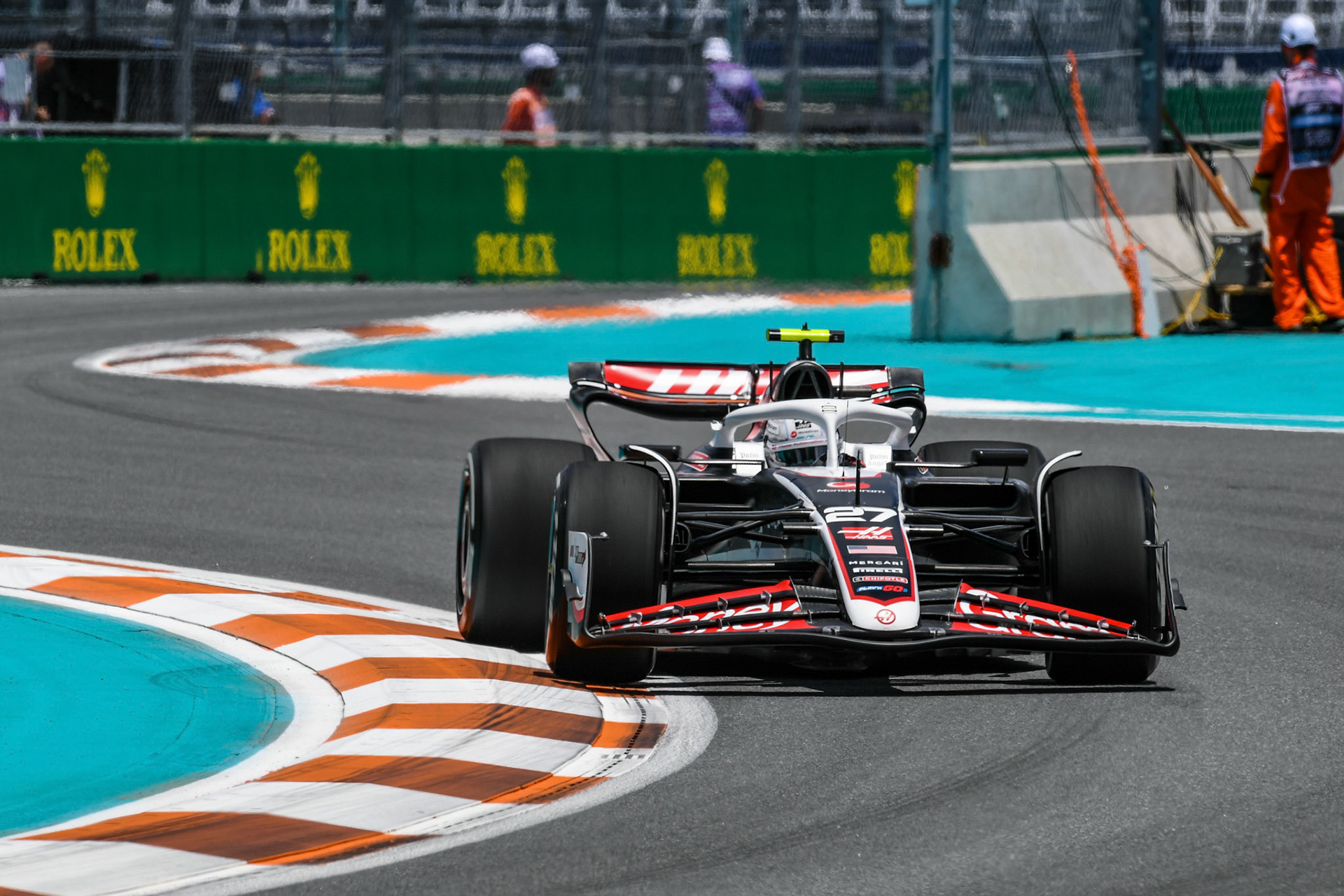 Nico Hülkenberg #27, MoneyGram Haas F1 Team; Formel 1 GP Miami / USA. 04.05.2024