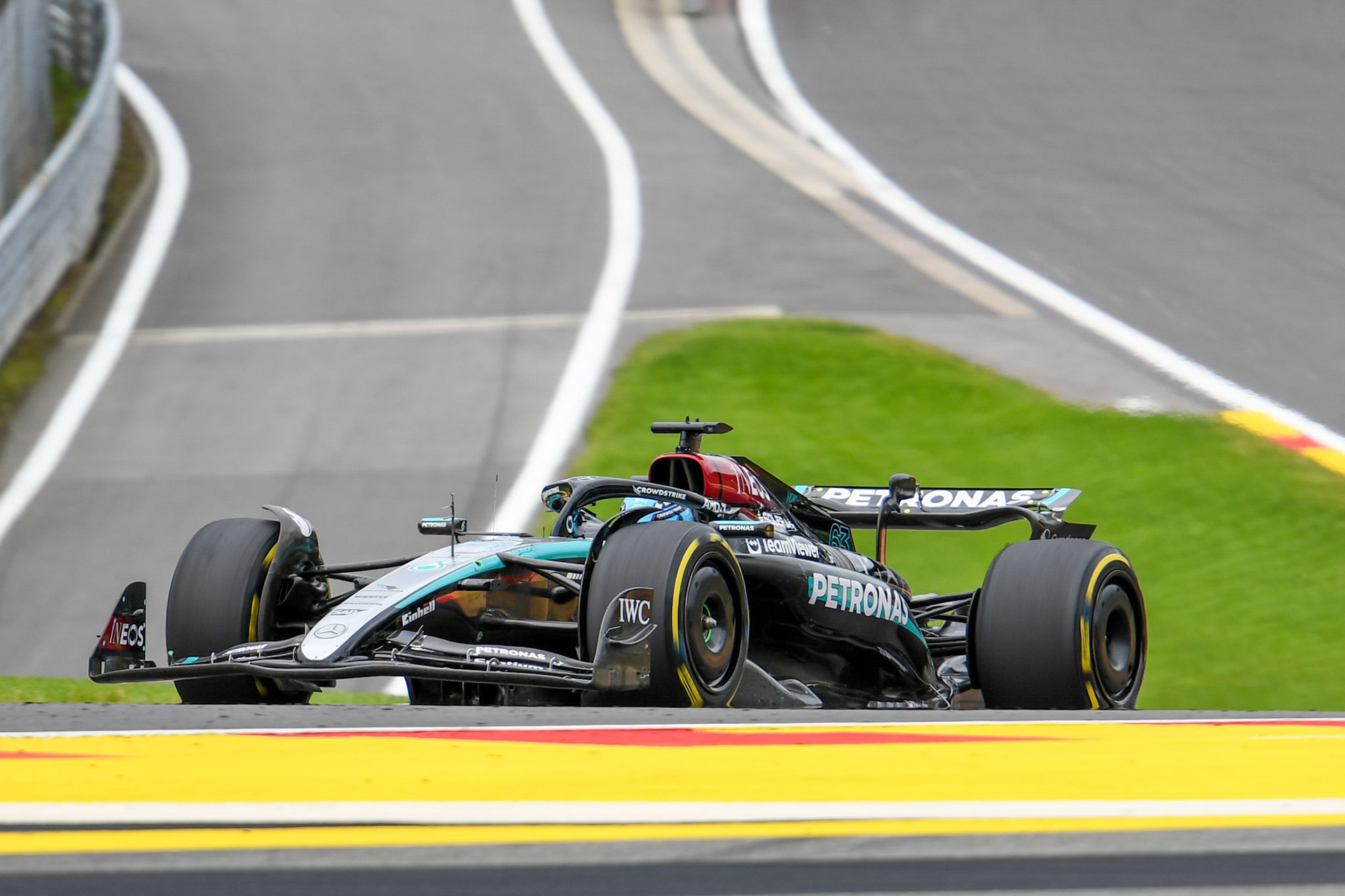 George Russell #63, Mercedes-AMG Petronas F1 Team;Formel 1 GP Spa / Belgien. Freitag, 26.07.2024
