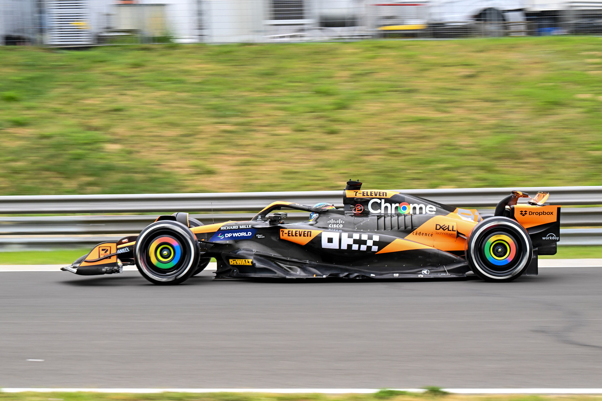 Oscar Piastri #81, McLaren Formula 1 Team;Formel 1 Budapest / Ungarn, 20.07.2024