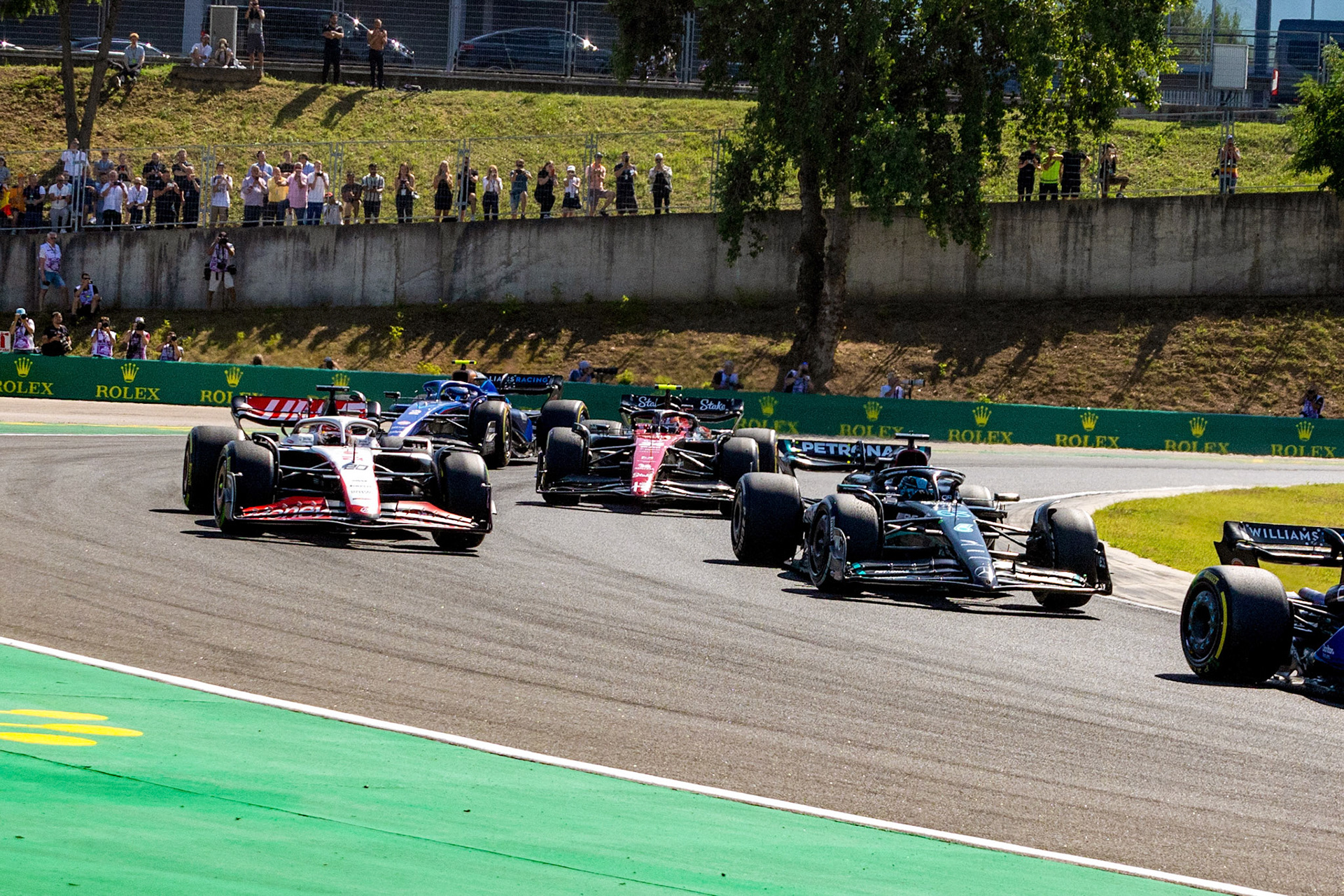 Rennstart; Formel 1 GP Budapest / Ungarn. Sonntag, 23.07.2023