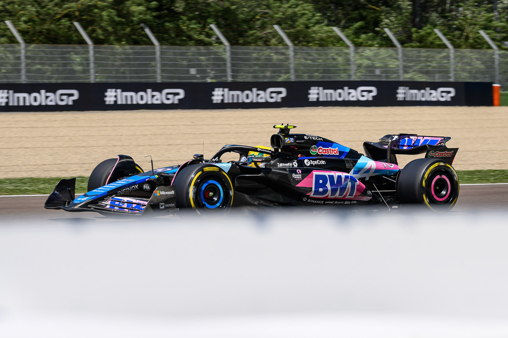 Pierre Gasly #10, BWT Alpine F1 Team; F1 GP Imola / Italien Freitag, 17.05.2024