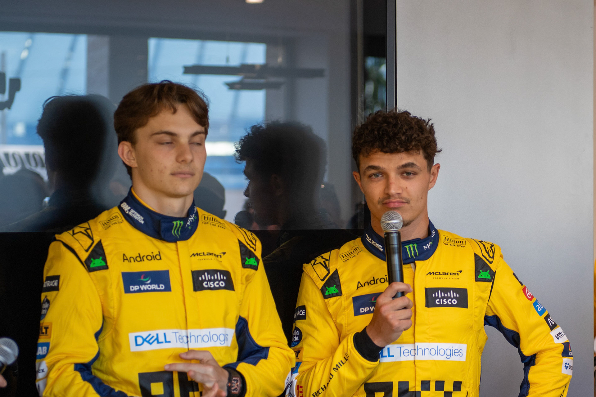 Oscar Piastri #81, McLaren Formula 1 Team und Lando Norris #4, McLaren Formula 1 Team; Formel1 GP Monaco Donnerstag, 23.05.2024