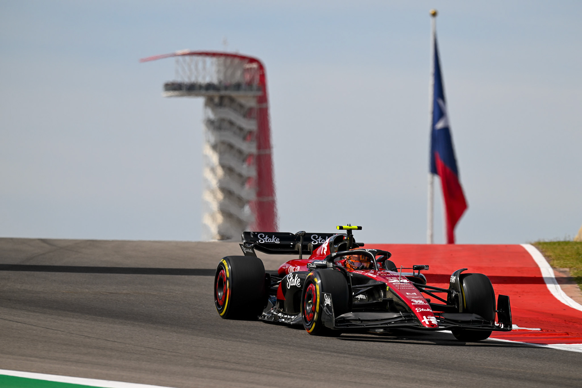 Guanyu Zhou (CHN) Alfa Romeo F1 Team;Formel 1 GP USA Austin Texas. Samstag 21.10.2023