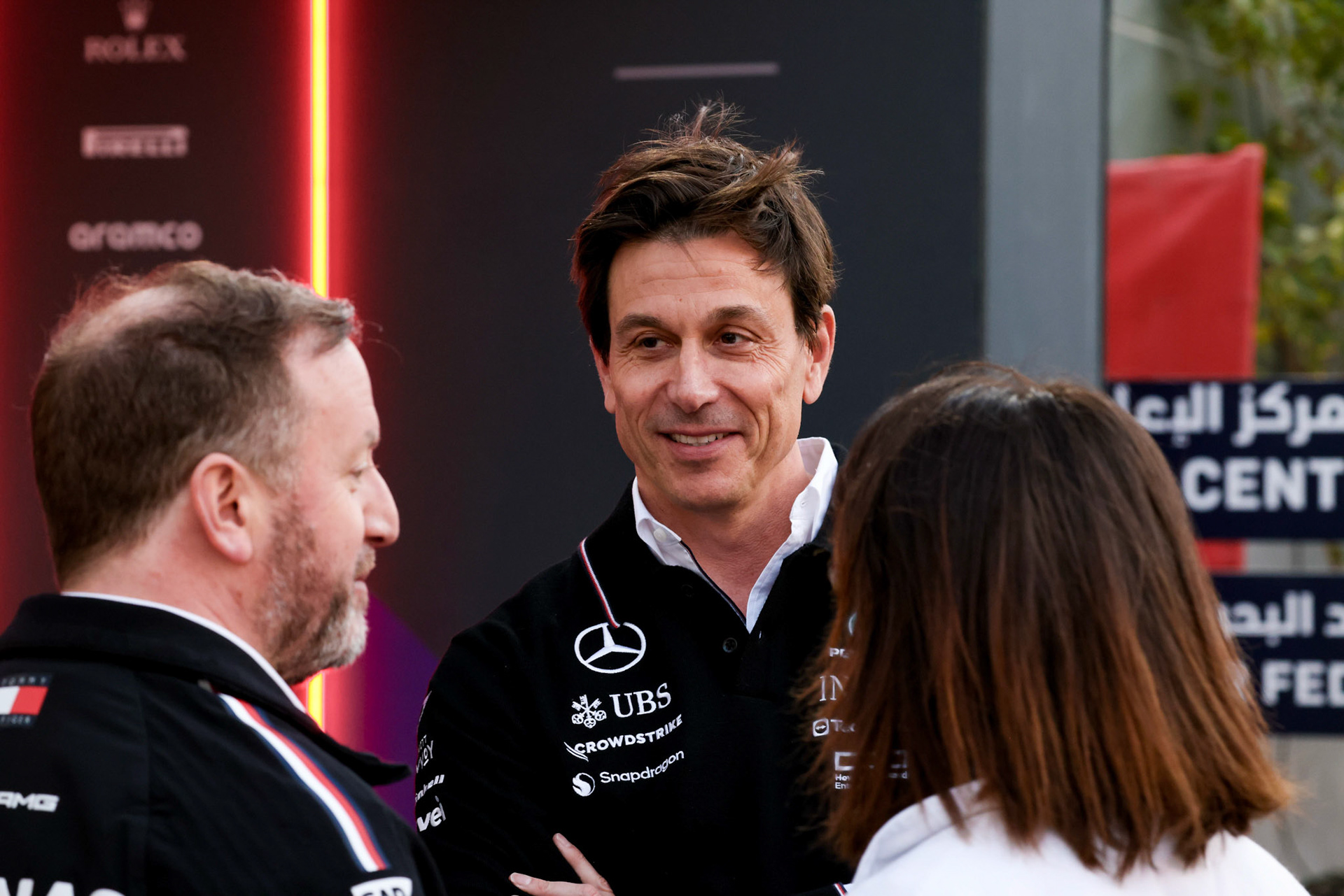 Toto Wolff, Teamchef Mercedes-AMG Petronas F1 Team; Formel 1 GP Bahrain. Freitag 01.03.2024
