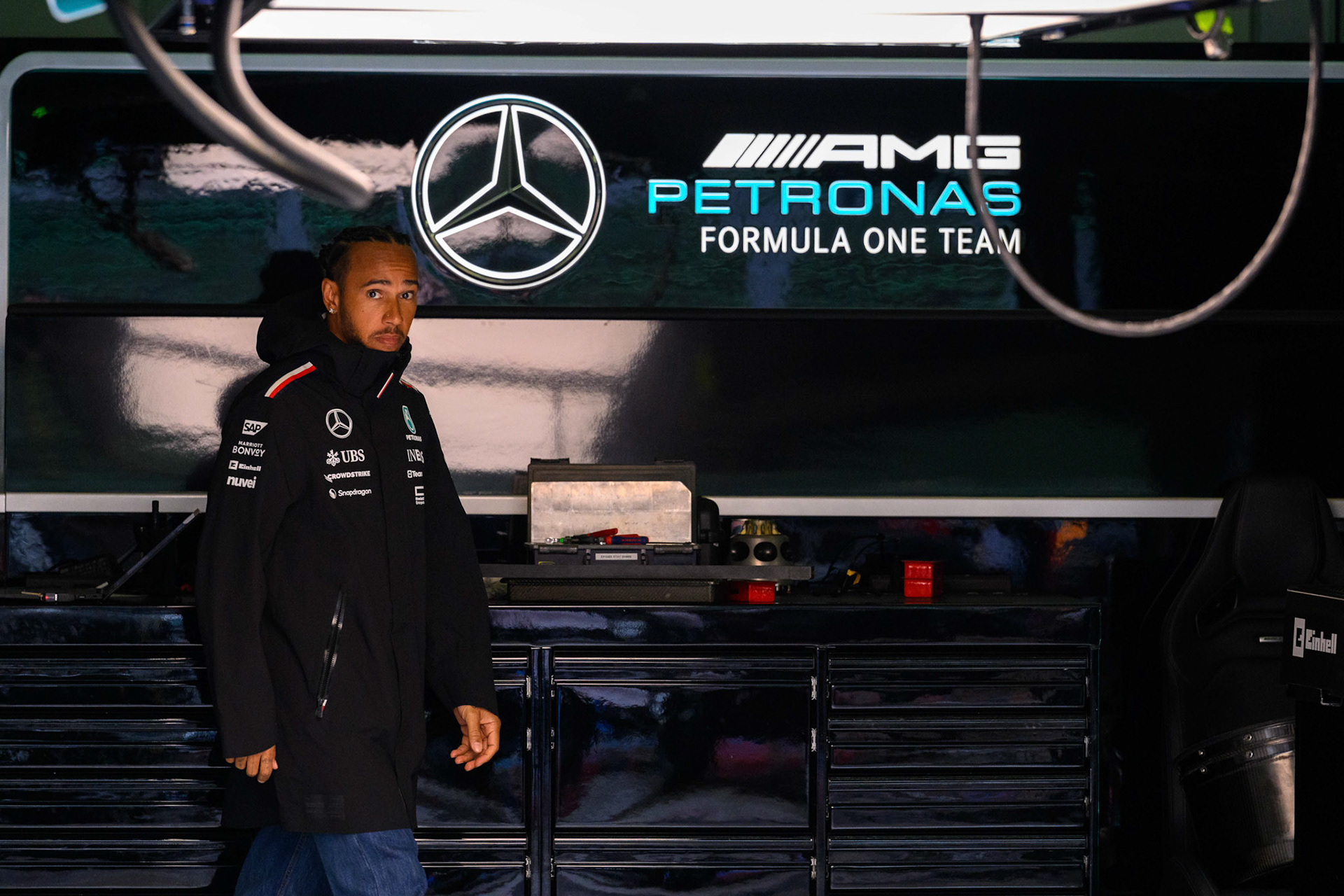 Lewis Hamilton #44, Mercedes-AMG Petronas F1 Team; F1 GP Imola / Italien Donnerstag, 16.05.2024