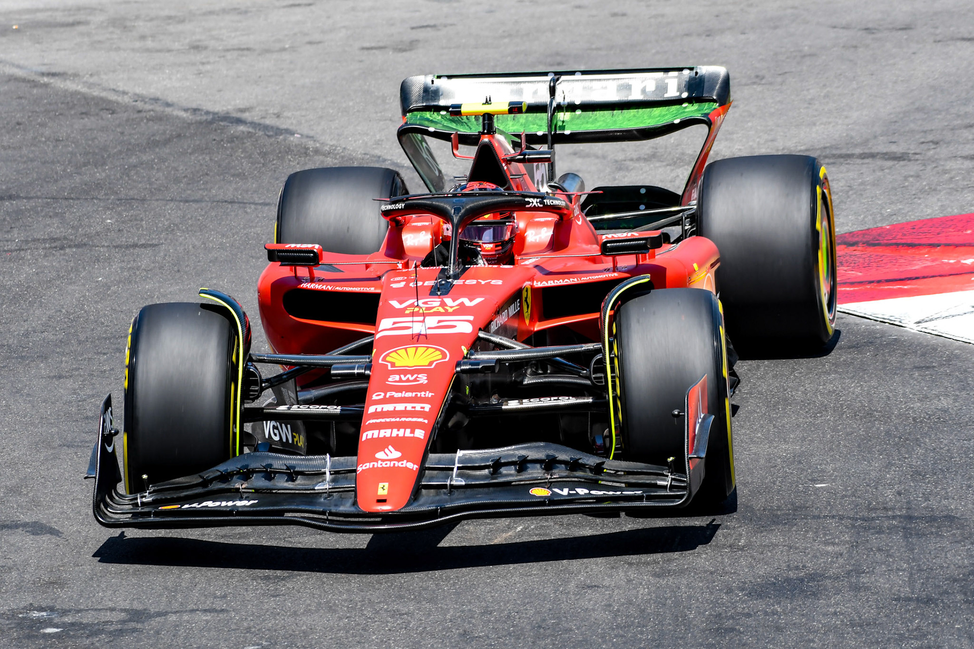 Carlos Sainz (ESP) Scuderia Ferrari; Formel 1 GP Monaco. Freitag 26.05.2023