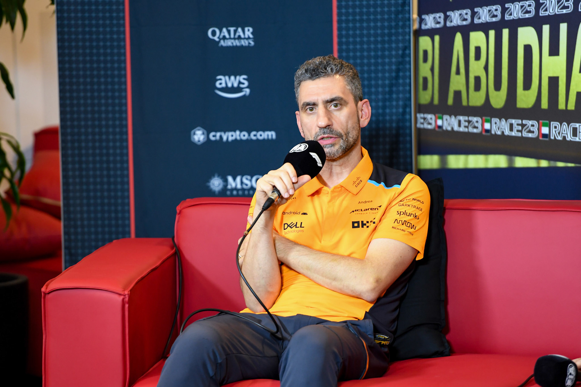 Pressekonferenz mit Andrea Stella; Formel 1 GP Abu Dhabi. Freitag 24.11.2023