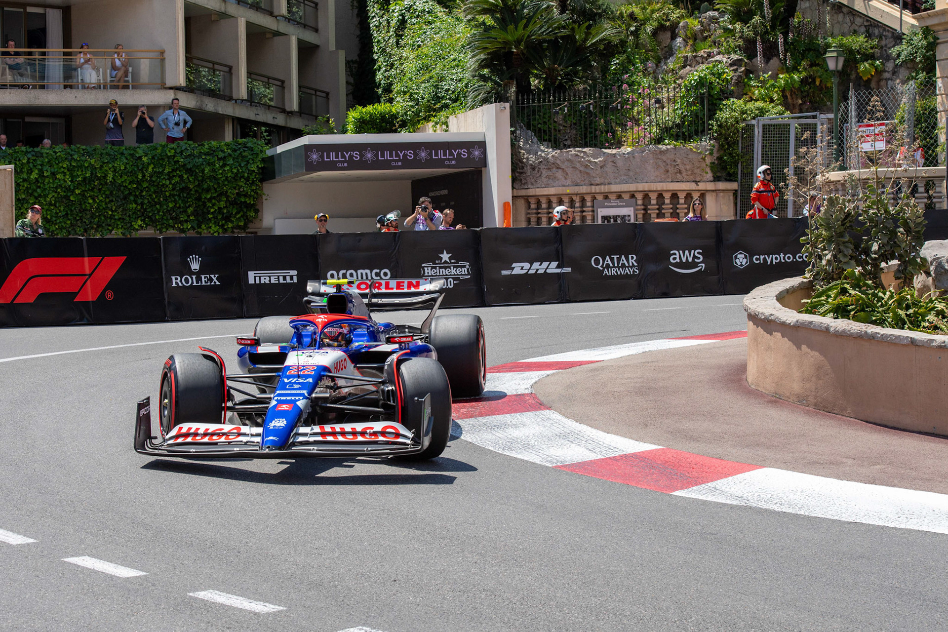 Yuki Tsunoda #22, Visa Cash App RB Formula One Team; Formel1 GP Monaco Samstag, 25.05.2024