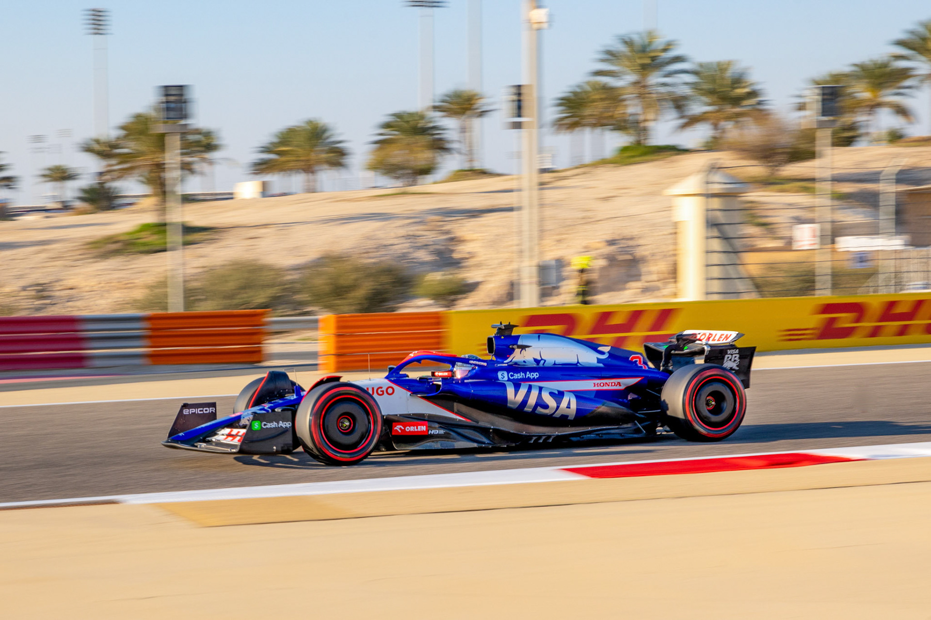 Daniel Ricciardo, #3, Visa Cash App RB Formula One Team; Formel 1 GP Bahrain. Samstag 02.03.2024