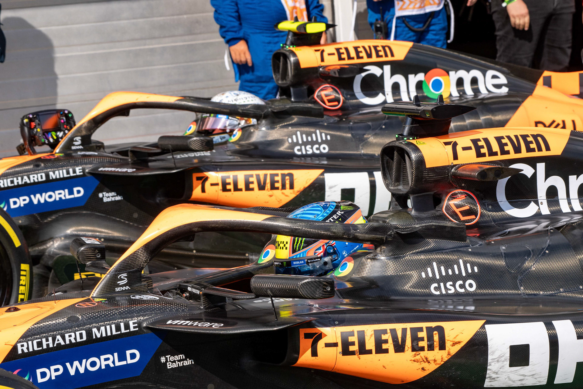 Oscar Piastri #81, McLaren Formula 1 Team und Lando Norris #4, McLaren Formula 1 Team;Formel 1 Budapest / Ungarn