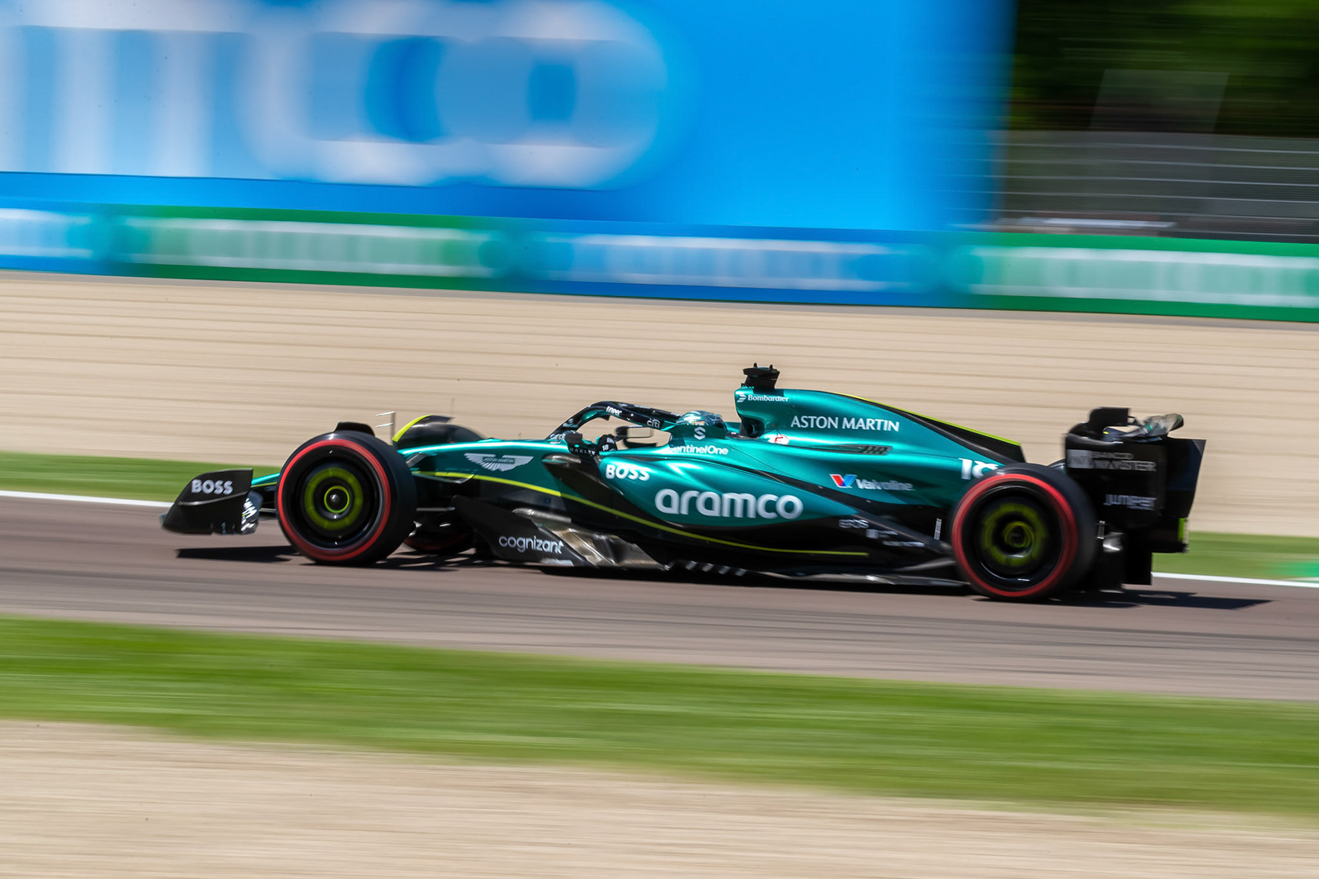 Lance Stroll #18, Aston Martin Aramco F1 Team; F1 GP Imola / Italien Freitag, 17.05.2024