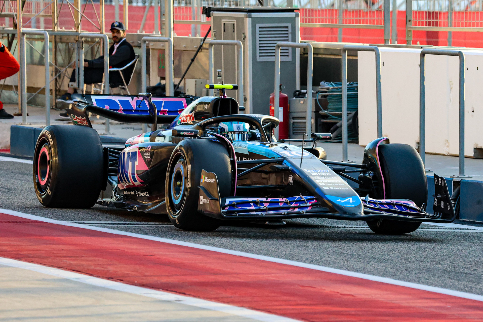 Pierre Gasly #10, BWT Alpine F1 Team; Formel 1 Pre-Season Tests Bahrain. Mittwoch, 21.02.2024