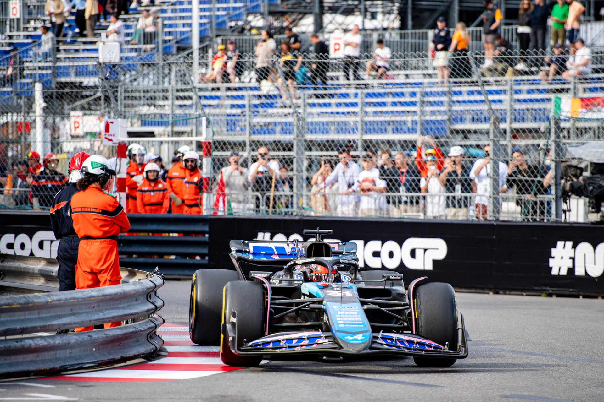 Esteban Ocon #31, BWT Alpine F1 Team; Formel1 GP Monaco Freitag, 24.05.2024