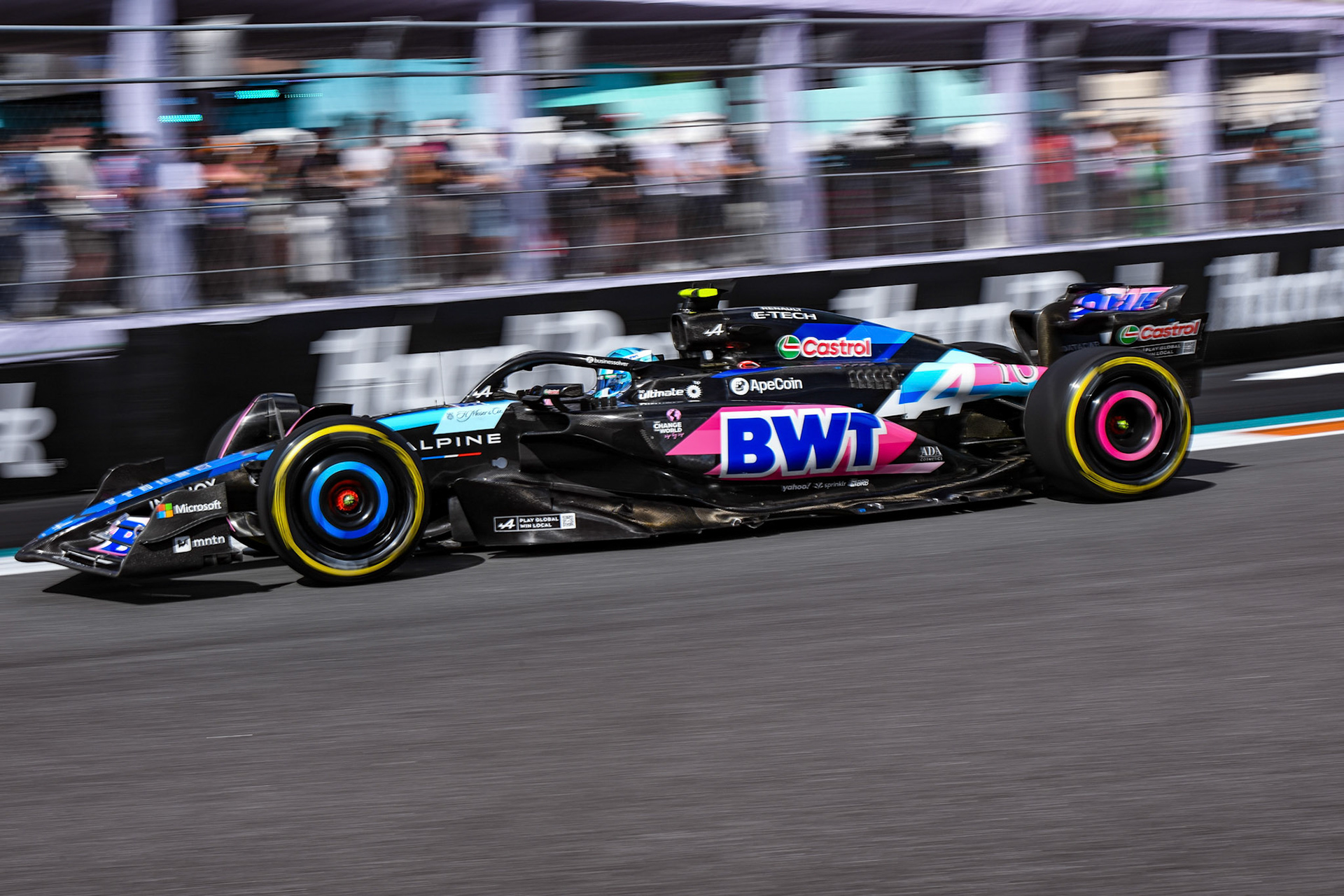 Pierre Gasly #10, BWT Alpine F1 Team; Formel 1 GP Miami / USA. 04.05.2024