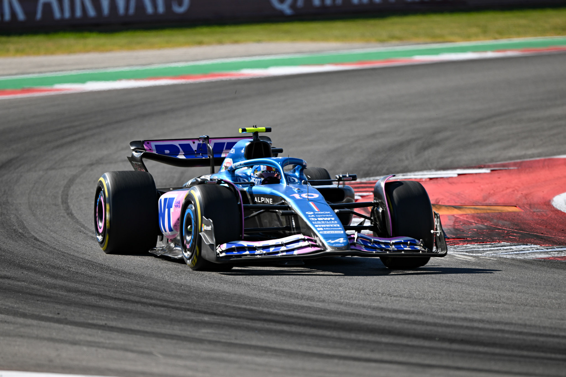 Pierre Gasly (FRA) Alpine F1 Team; Formel 1 GP USA Austin Texas. Sonntag 22.10.2023