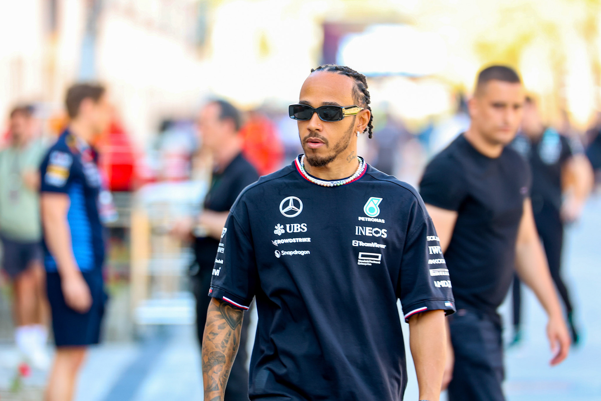 Lewis Hamilton #44, Mercedes-AMG Petronas F1 Team; Formel 1 GP Bahrain. Mittwoch 28.02.2024