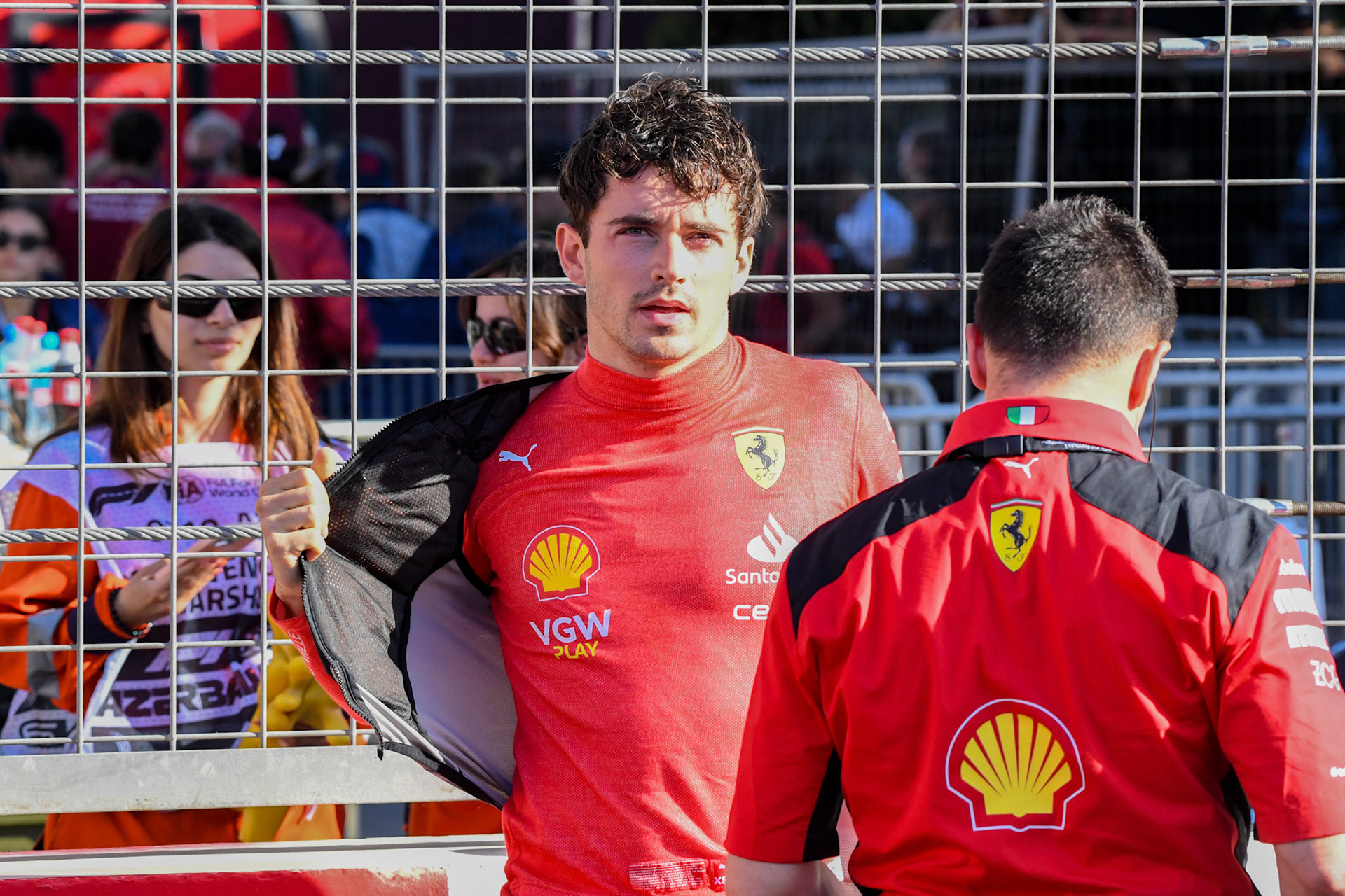Charles Leclerc (MCO) Scuderia Ferrari; Formel 1 GP Baku Azerbaijan. Samstag 29.04.2023
