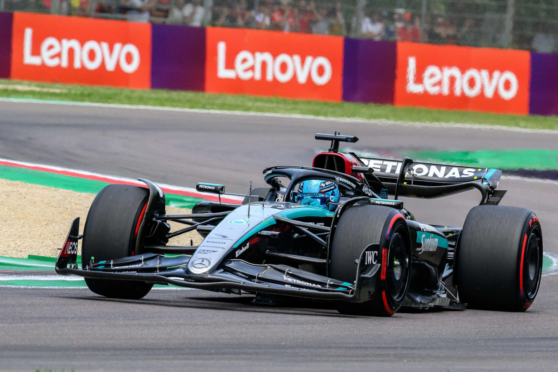 George Russell #63, Mercedes-AMG Petronas F1 Team; F1 GP Imola / Italien Sonntag, 19.05.2024