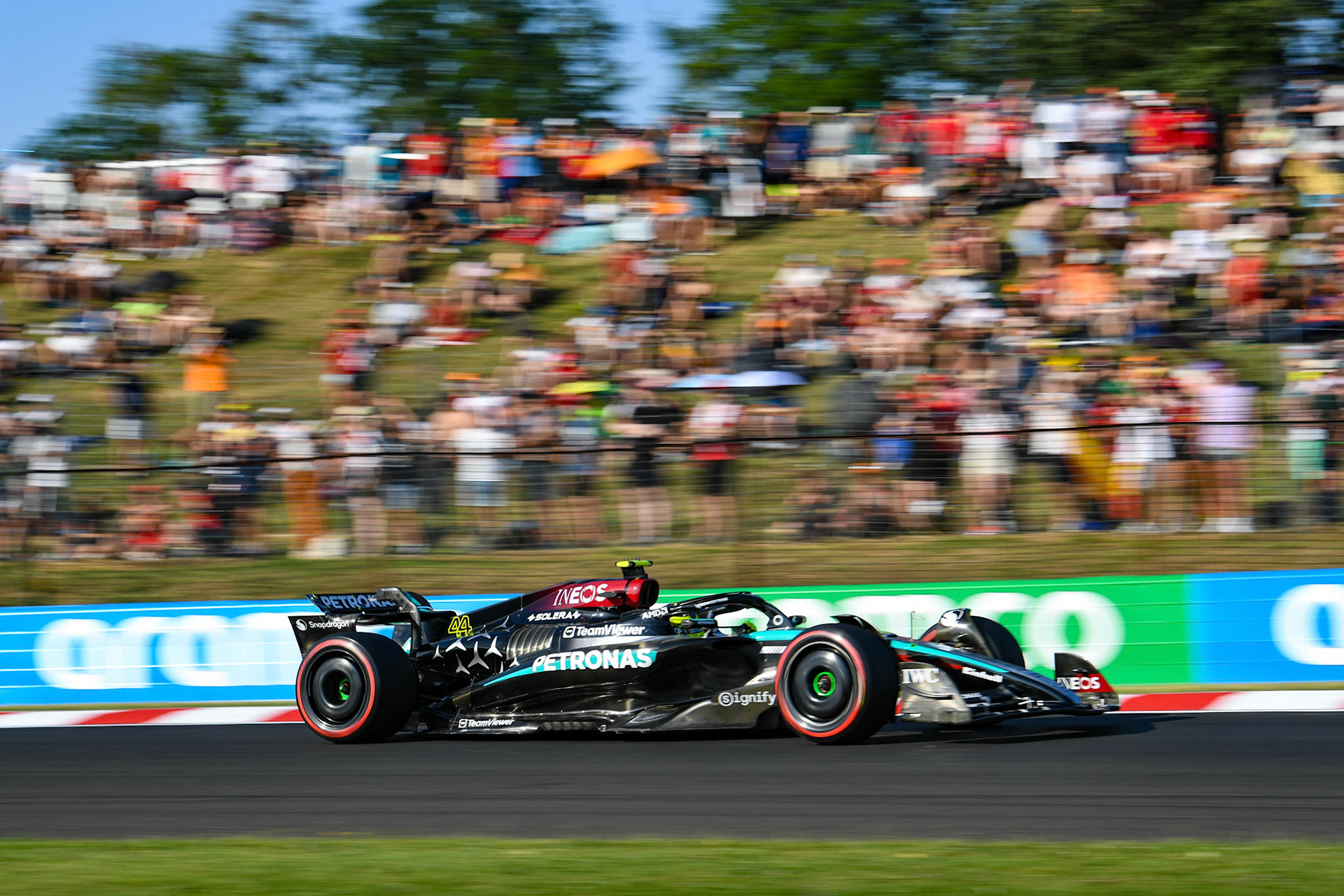 Lewis Hamilton #44, Mercedes-AMG Petronas F1 Team;Formel 1 Budapest / Ungarn, 20.07.2024