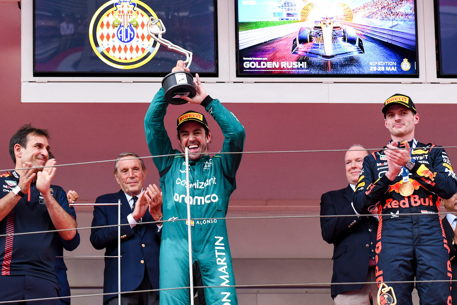 Fernando Alonso (ESP) Aston Martin Formula One Team; Formel 1 GP Monaco. Sonntag 28.05.2023