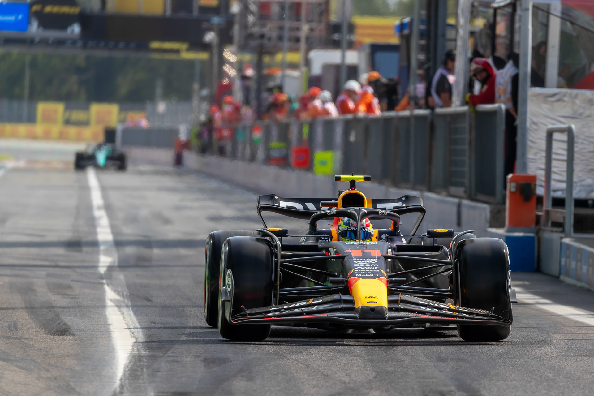 Sergio Perez (MEX) Red Bull Racing; Formel 1 GP Italien / Monza. Sonntag, 03.09.2023