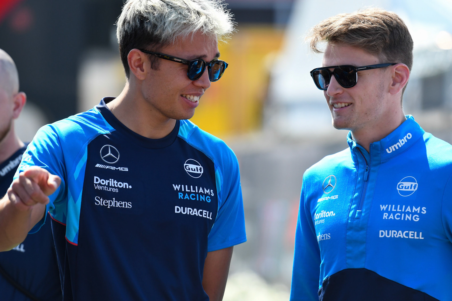 Alexander Albon und Logan Sargeant Williams Racing;Formel 1 GP Barcelona. Freitag 02.06.2023