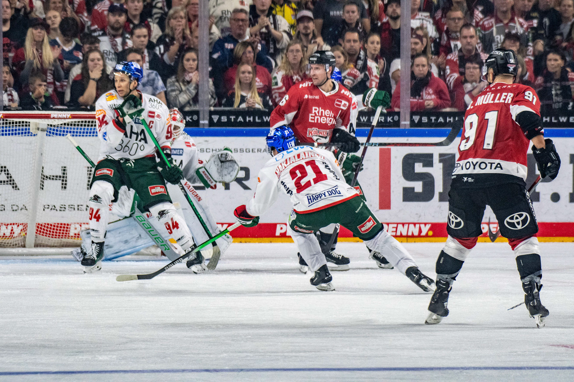 Jere Karjalainen; DEL Kölner Haie - Augsburger Panther, 03.10.2023