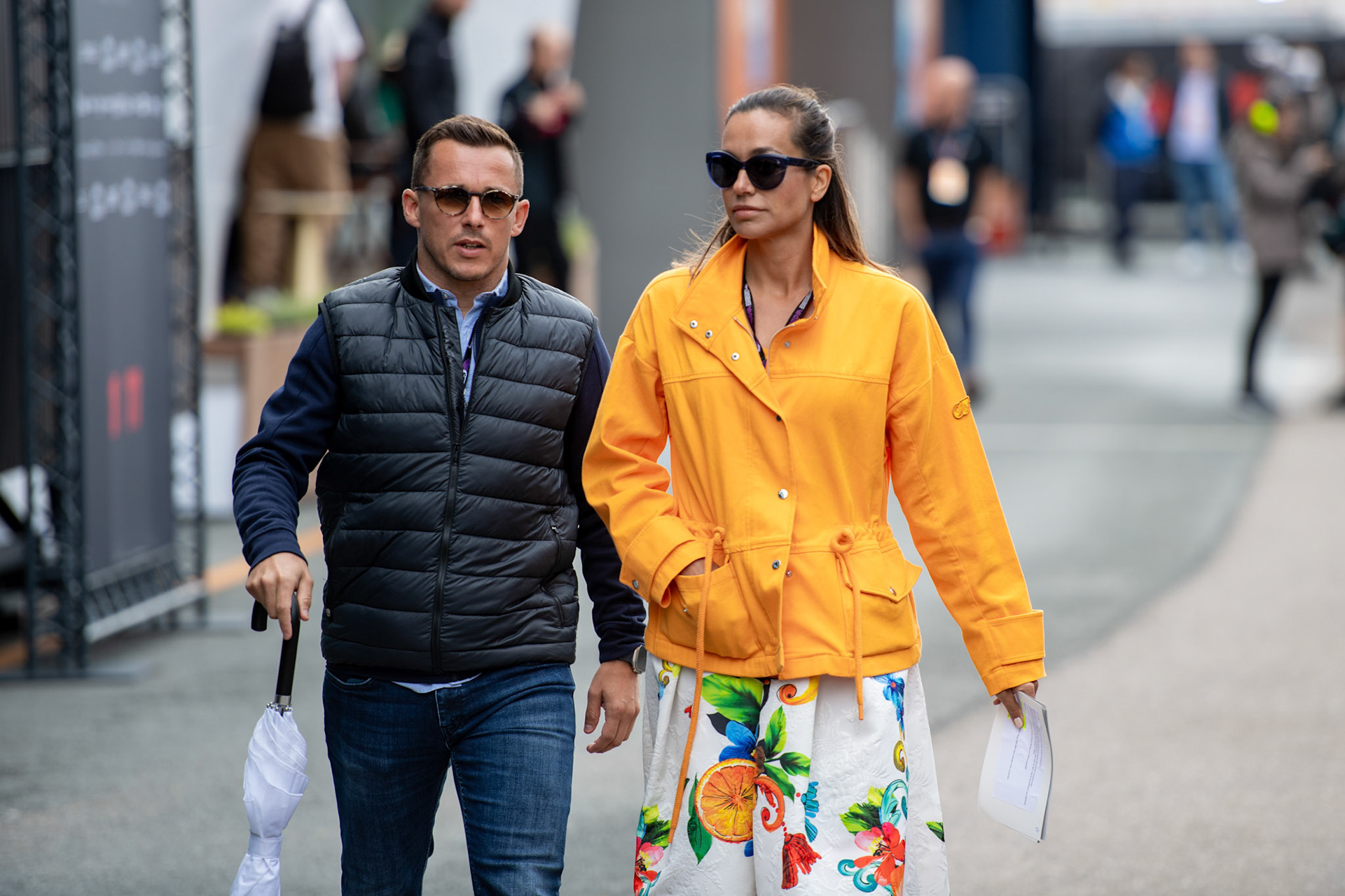 Christian Klien und Andrea Schlager; Formel 1 GP Holland / Zandvoort. Sonntag, 27.08.2023