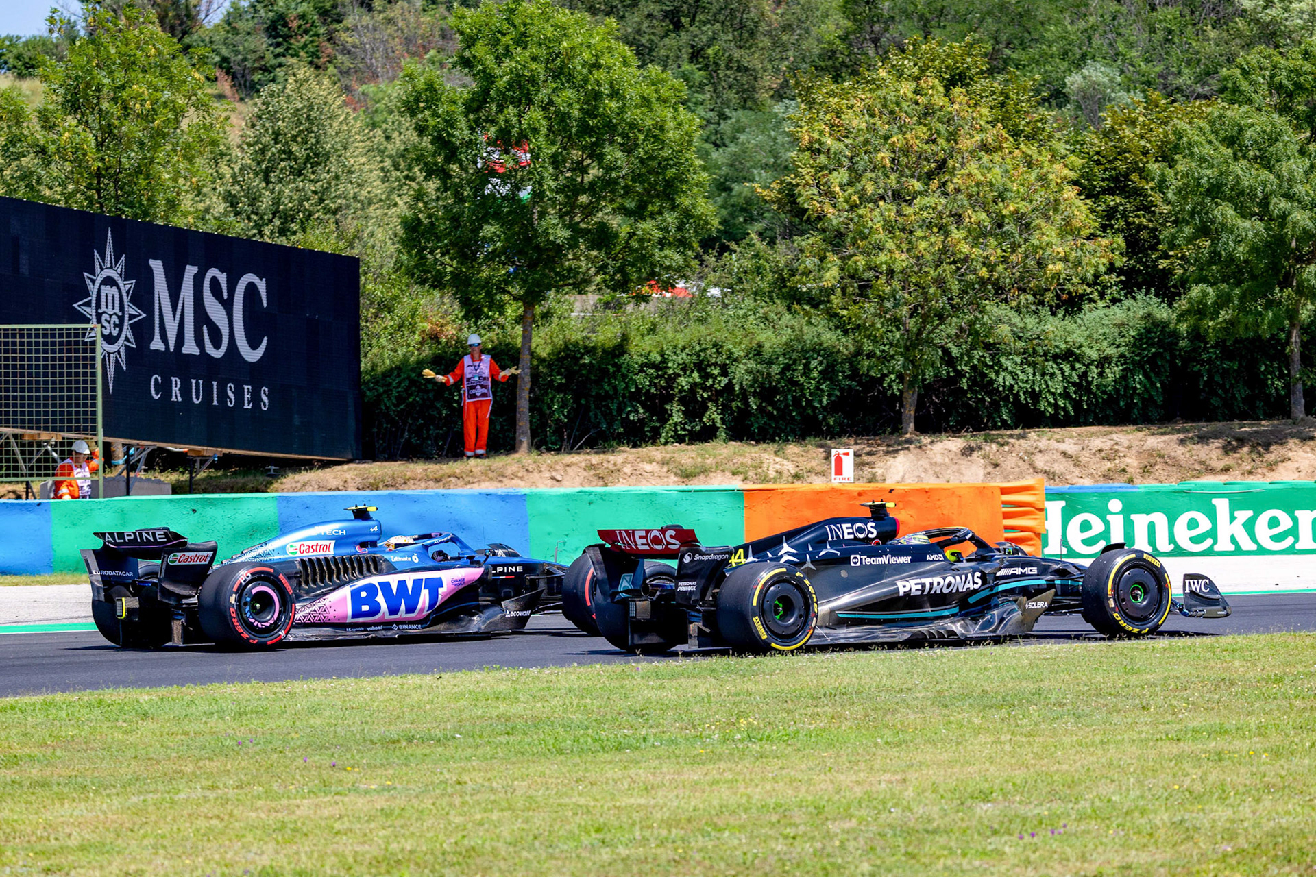 Pierre Gasly (FRA) Alpine F1 Team; Formel 1 GP Budapest / Ungarn. Samstag, 22.07.2023