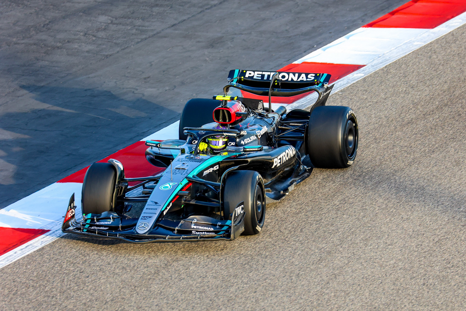 Lewis Hamilton #44, Mercedes-AMG Petronas F1 Team; Formel 1 Pre-Season Tests Bahrain. Donnerstag, 22.02.2024