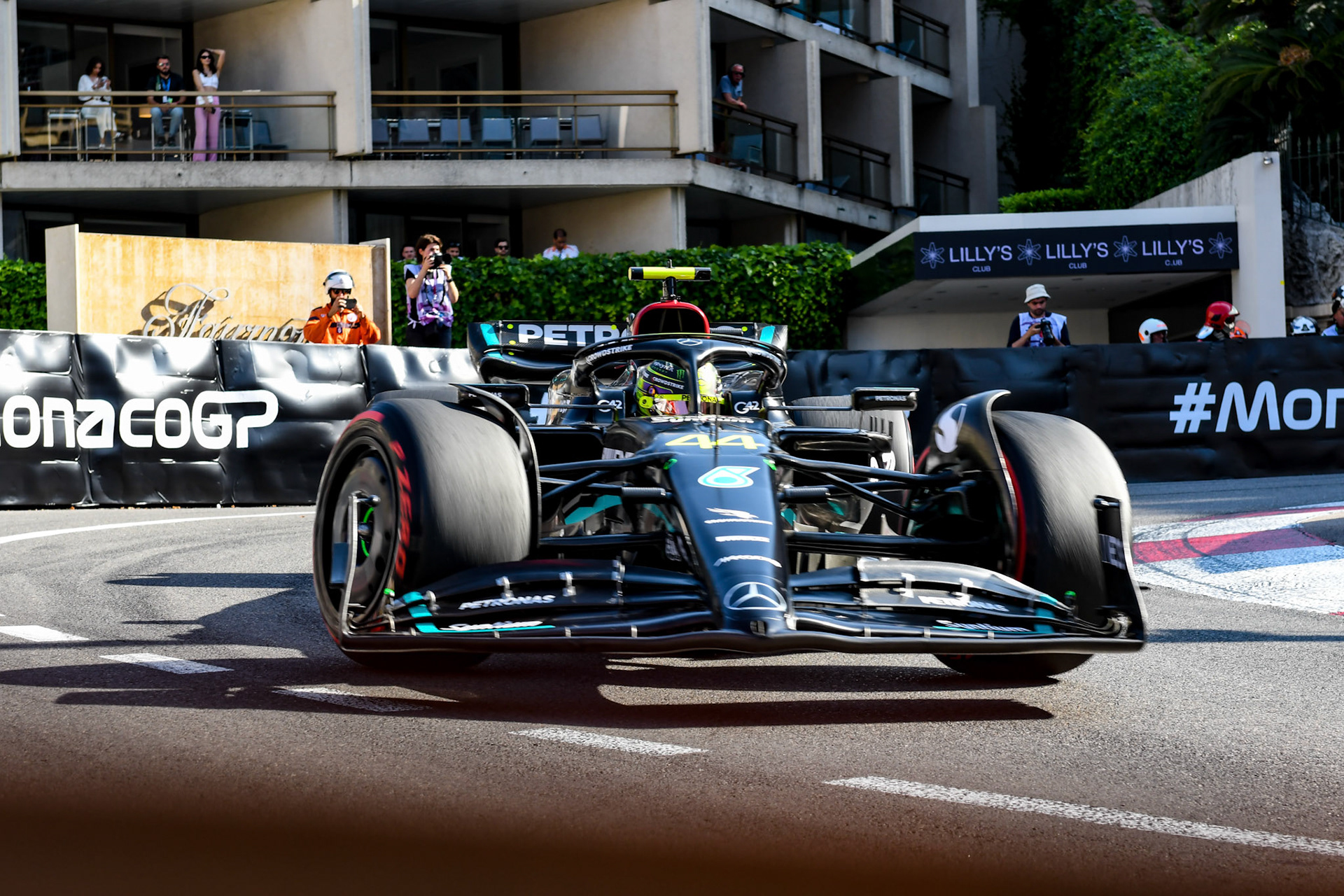 Lewis Hamilton (GBR) Mercedes AMG F1 Team; Formel 1 GP Monaco. Freitag 26.05.2023