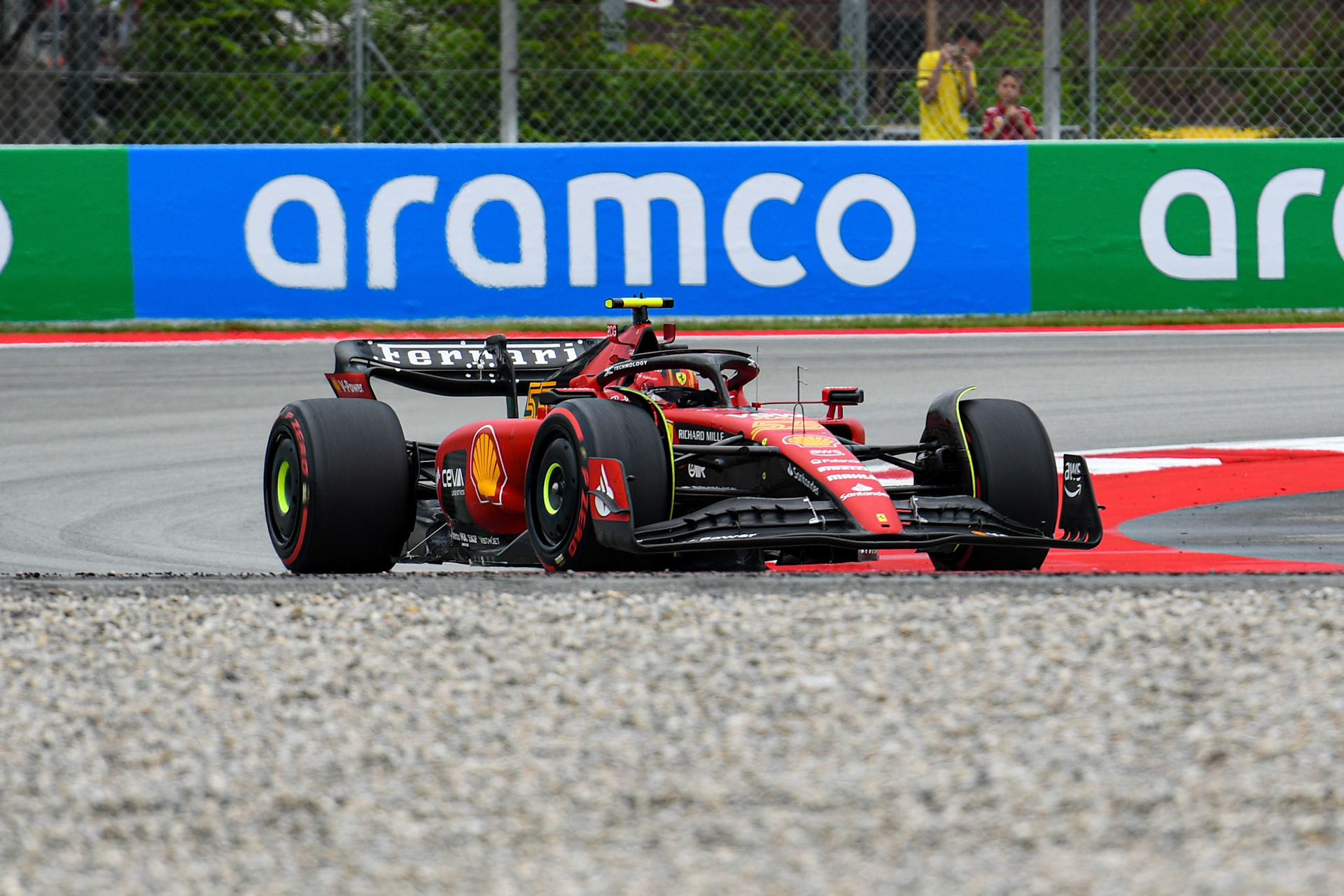 Carlos Sainz (ESP) Scuderia Ferrari; Formel 1 GP Barcelona. Samstag 03.06.2023