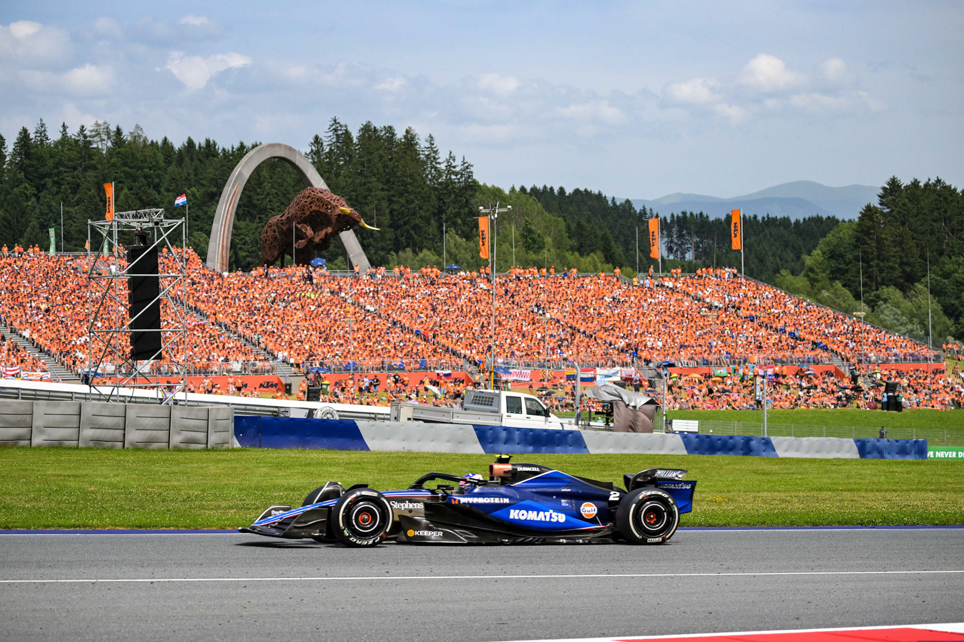 Alexander Albon #23, Williams Racing;Formel 1 GP Austria / Österreich. Sonntag, 30.06.2024