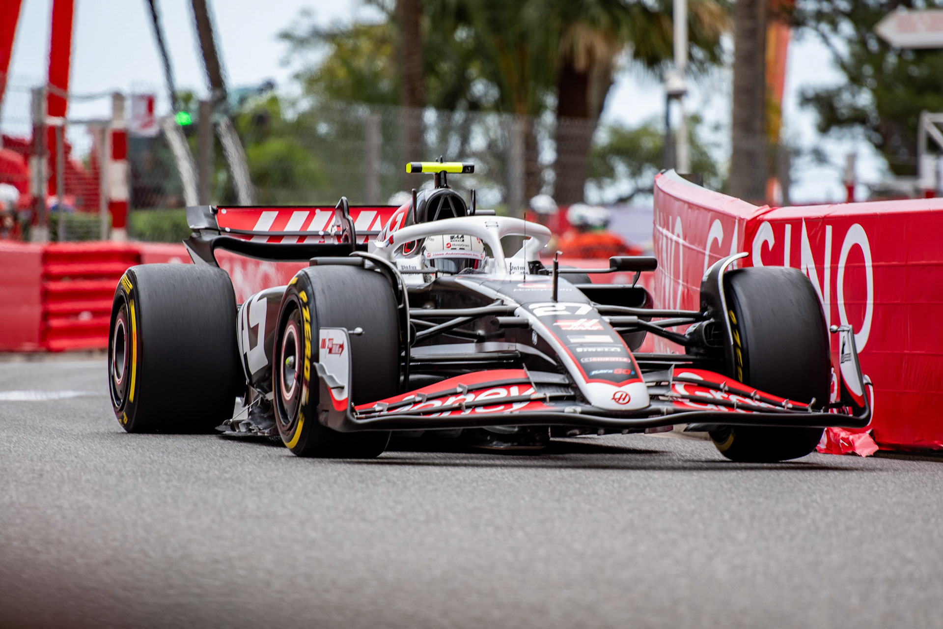 Nico Hülkenberg #27, MoneyGram Haas F1 Team; Formel1 GP Monaco Freitag, 24.05.2024