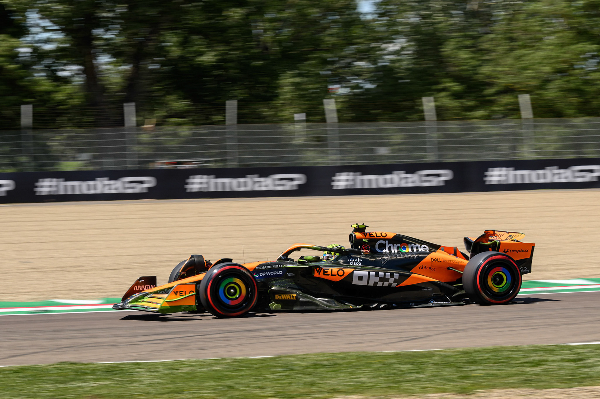 Lando Norris #4, McLaren Formula 1 Team; F1 GP Imola / Italien Freitag, 17.05.2024