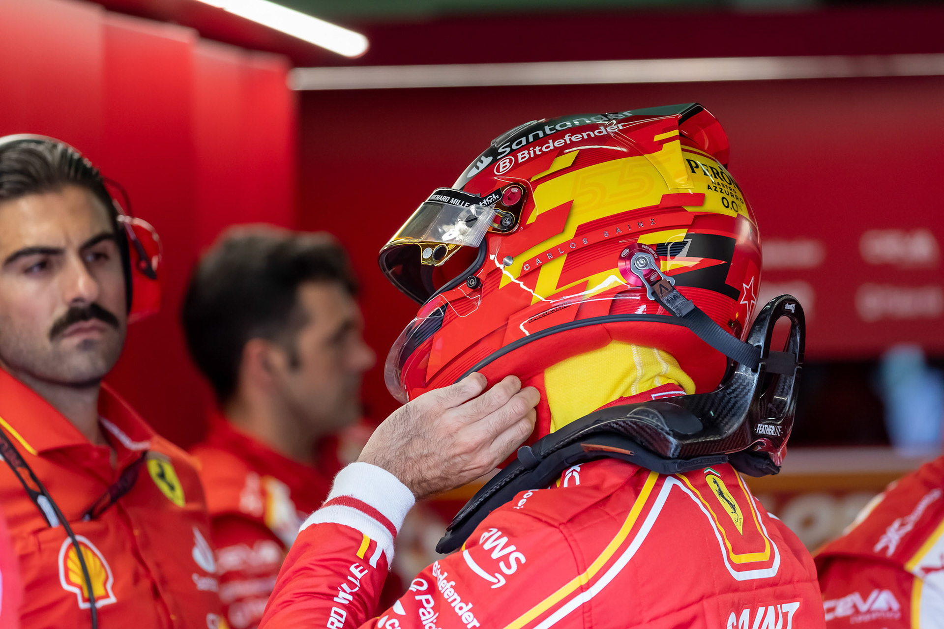 Carlos Sainz #55, Scuderia Ferrari; F1 GP Imola / Italien Sonntag, 19.05.2024