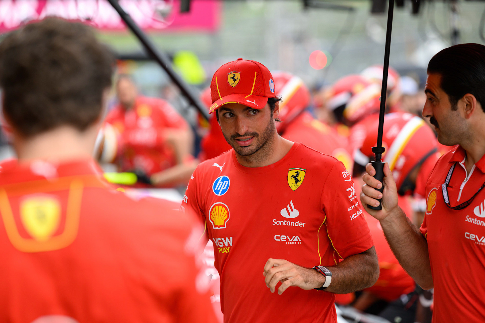 Carlos Sainz #55, Scuderia Ferrari; F1 GP Imola / Italien Donnerstag, 16.05.2024