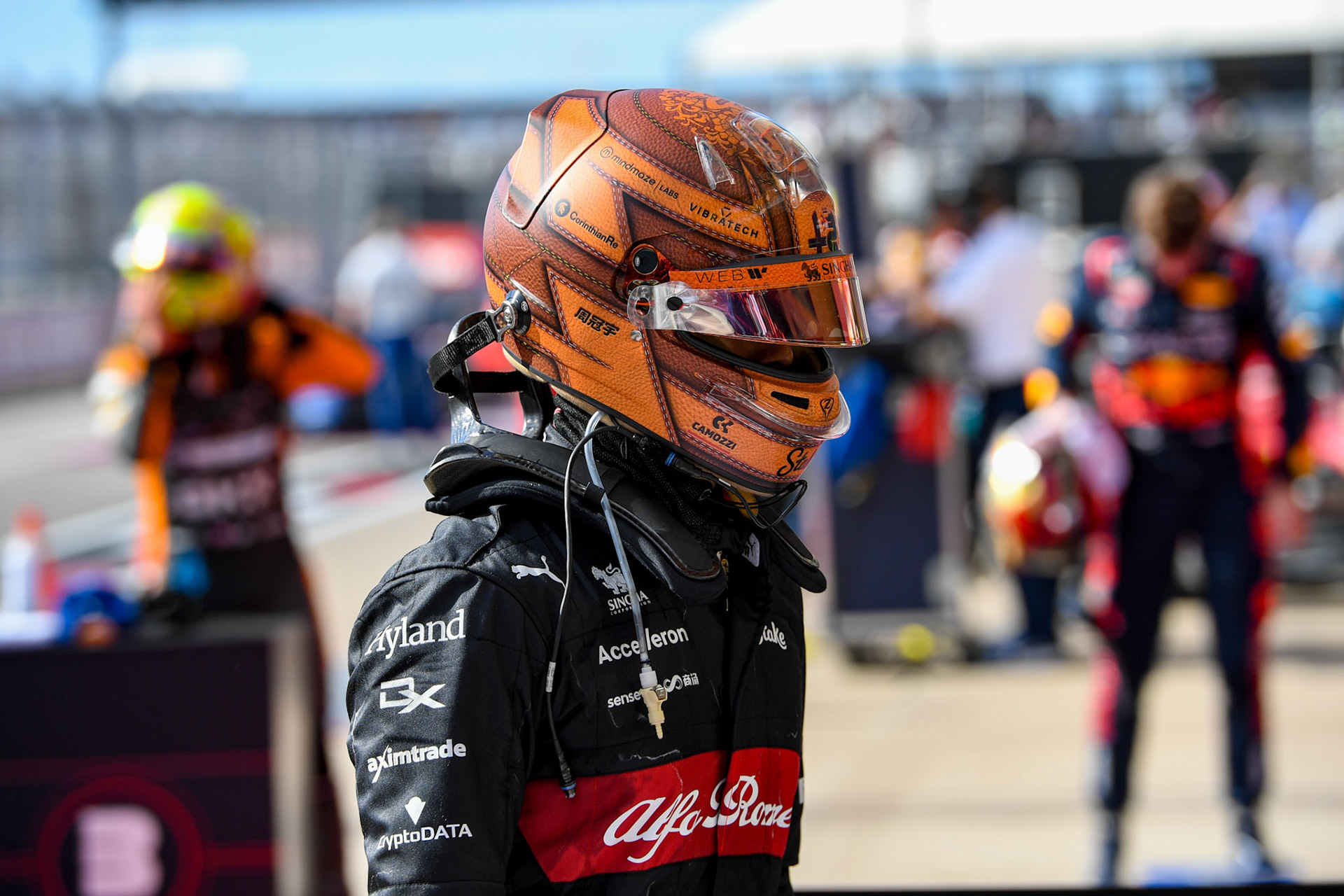 Guanyu Zhou (CHN) Alfa Romeo F1 Team;Formel 1 GP USA Austin Texas. Sonntag 22.10.2023
