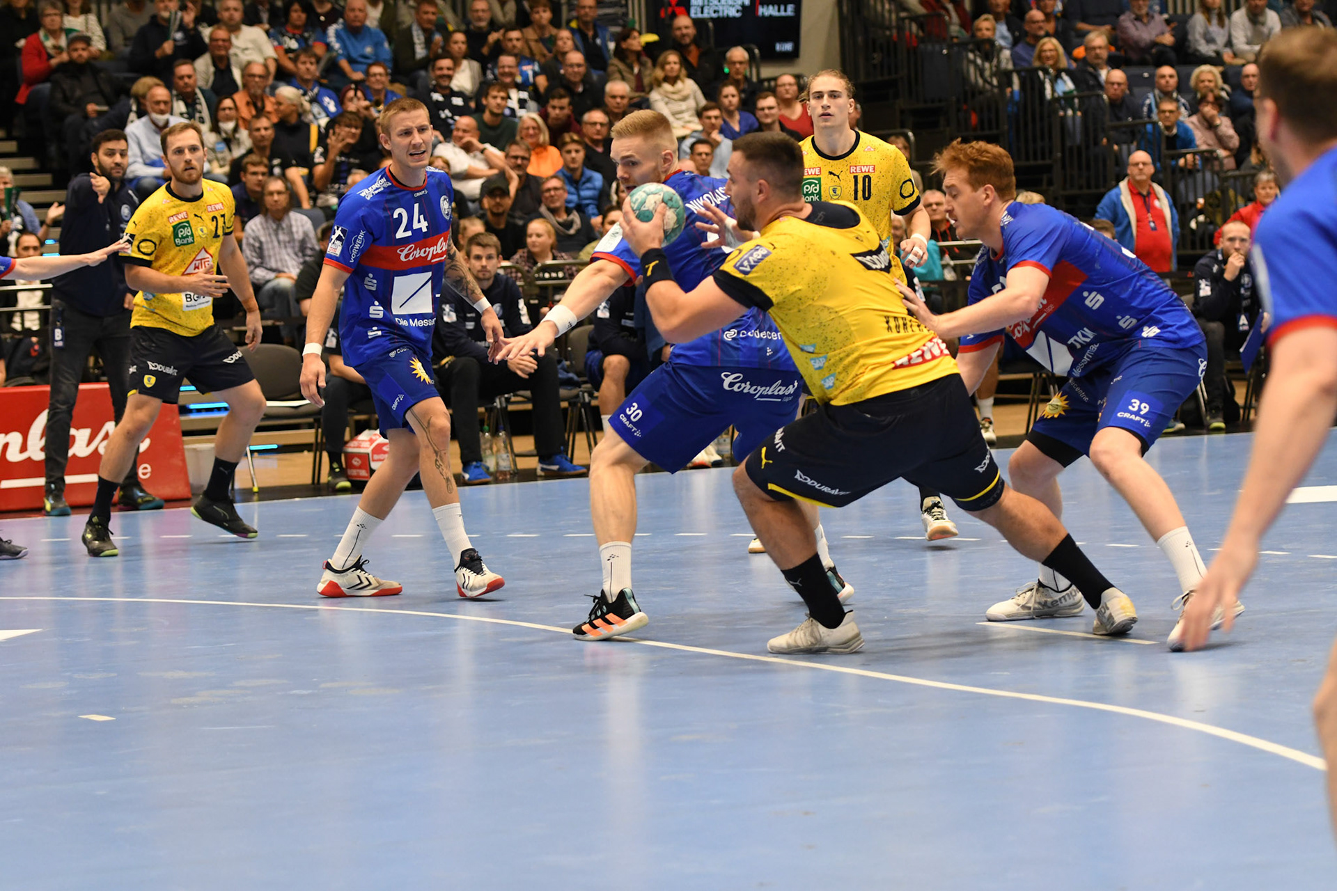 Jannik Kohlbacher #80; Handball Bundesliga; BHC 06 - Rhein Neckar Loewen 29.09.2022