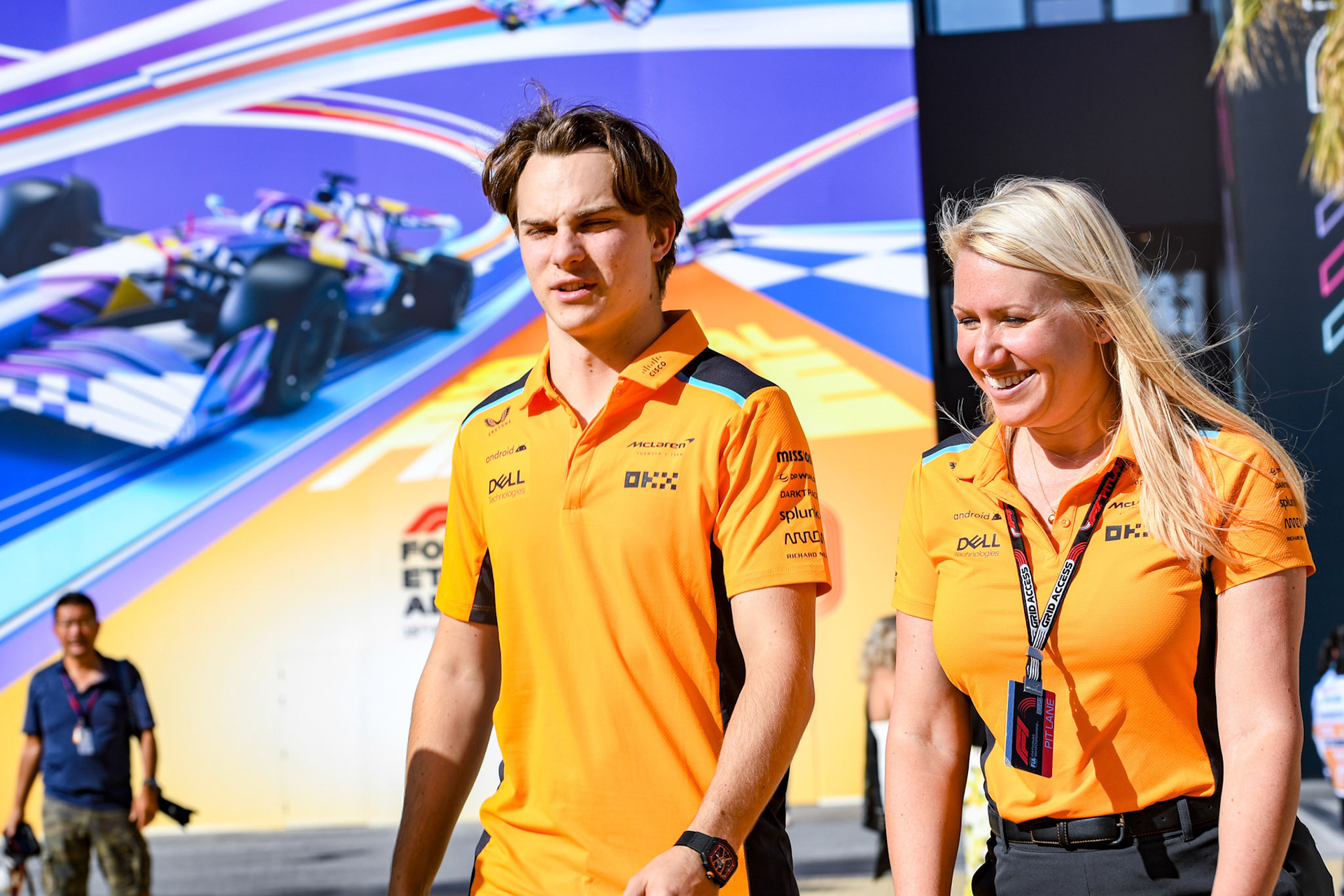 Oscar Piastri (AUS) McLaren F1; Formel 1 GP Abu Dhabi. Donnerstag 23.11.2023