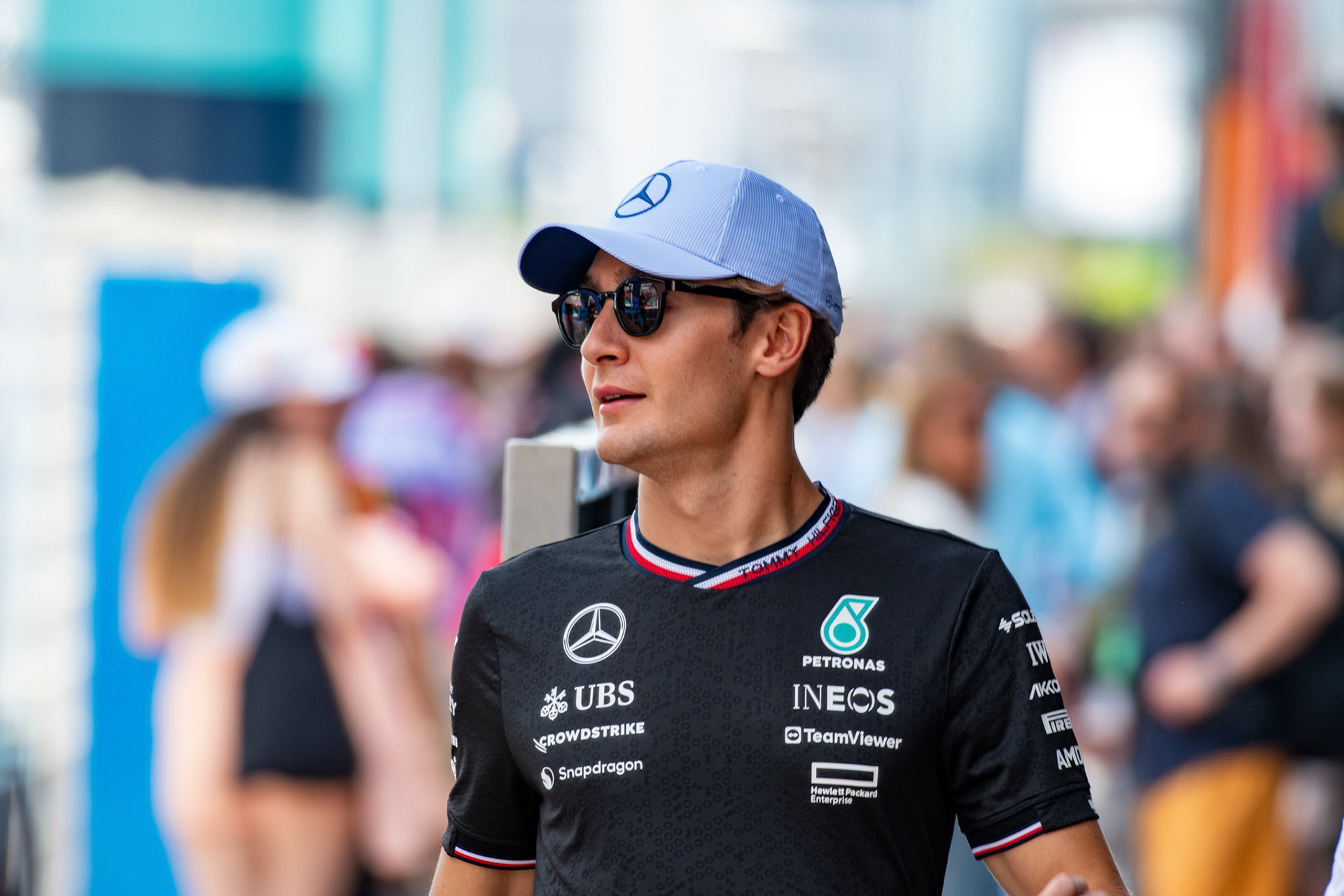 George Russell #63, Mercedes-AMG Petronas F1 Team; Formel1 GP Monaco Samstag, 25.05.2024